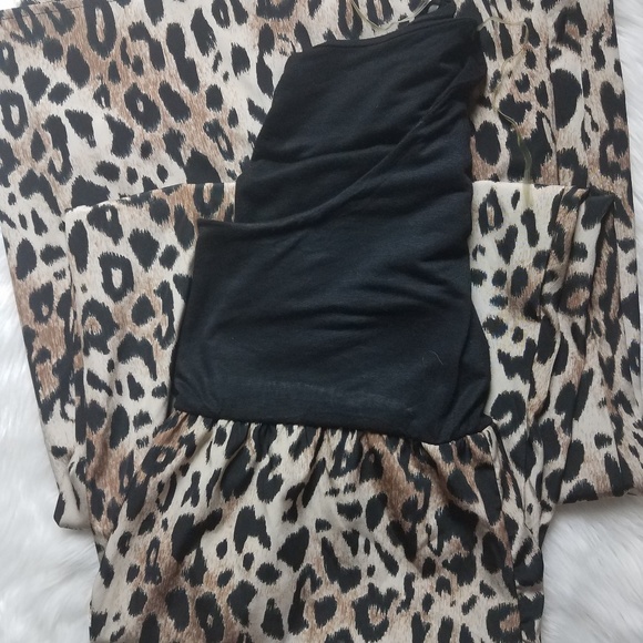 Auditions Black & Leopard Maxi Dress 2XL - Picture 3 of 5